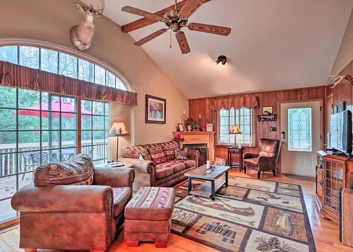 Poconos Home With Game Room Walk To Lake Harmony!